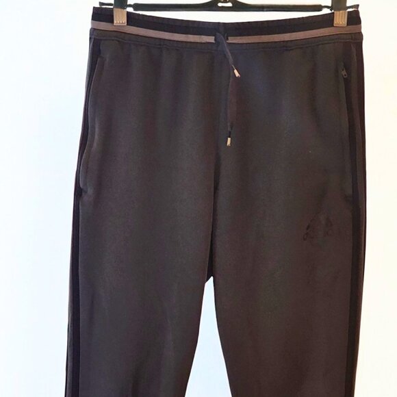 Adidas ClimaCool Jogger Pants | Size Small | Charcoal Gray | Zip Ankles - Picture 2 of 7